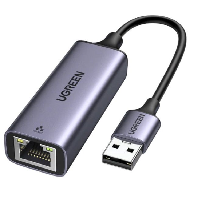 INTERNET ADAPTER USB A/RJ45 CM209 UGREEN - METAL