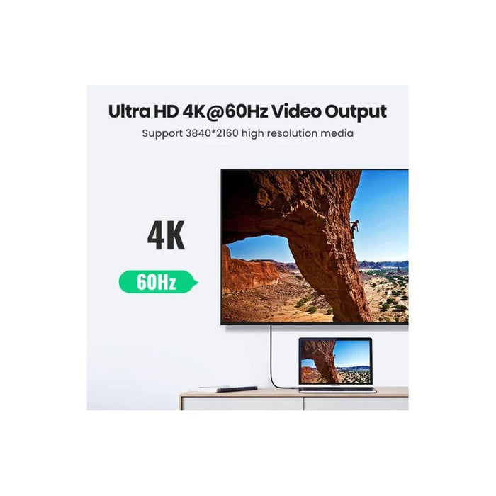Ugreen US355 USB-C 3.1 Gen 2 / USB-C 3.1 Gen 2 cable 1 m - black