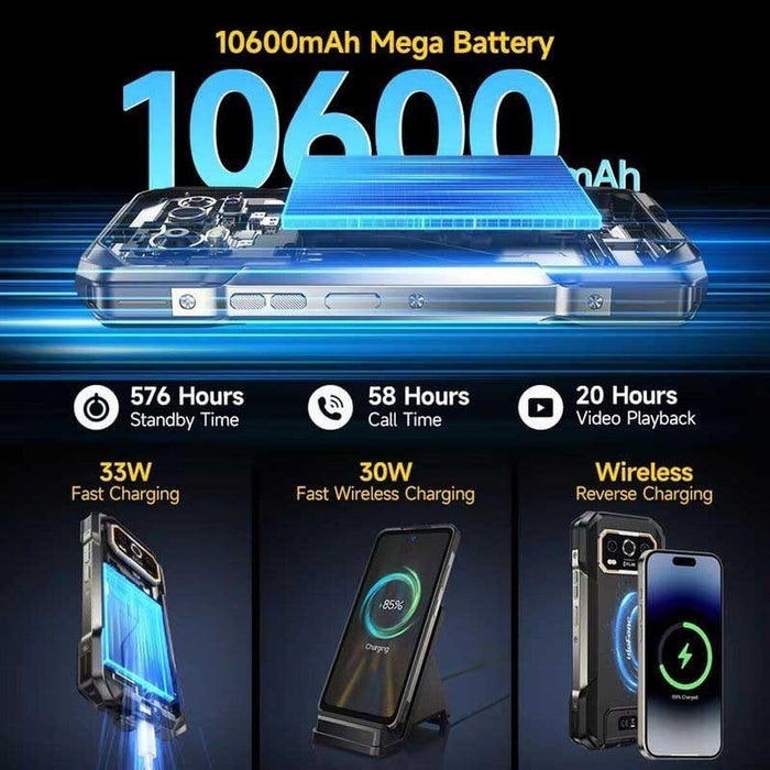 Smartphone Ulefone ARMOR 27 PRO 6,78" 12 GB RAM 256 GB Black