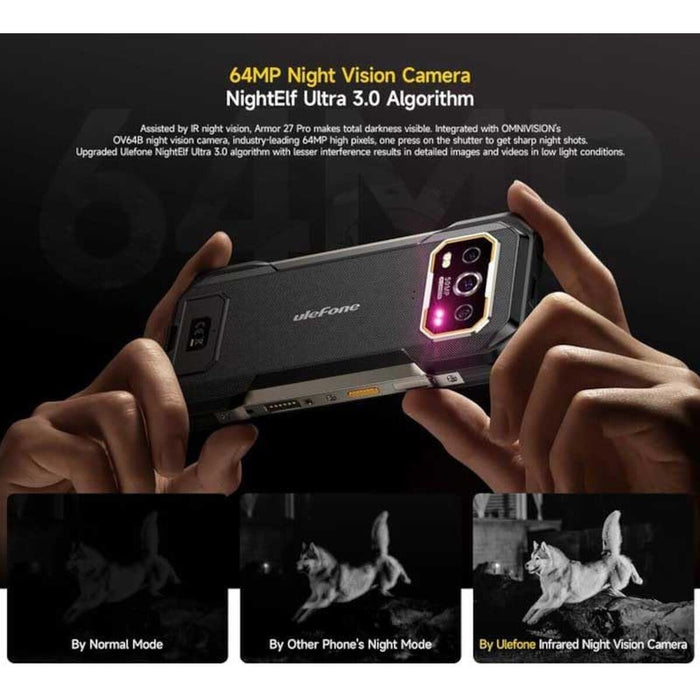 Smartphone Ulefone ARMOR 27 PRO 6,78" 12 GB RAM 256 GB Black