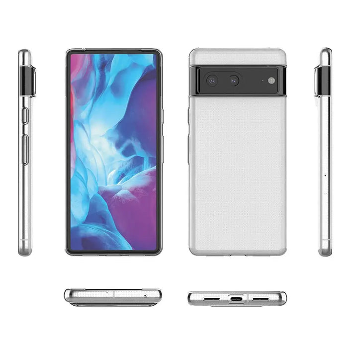 Ultra Clear 0.5mm Case for Google Pixel 7a Slim Cover Transparent - Cell phone cases and covers<<<HurtelXML