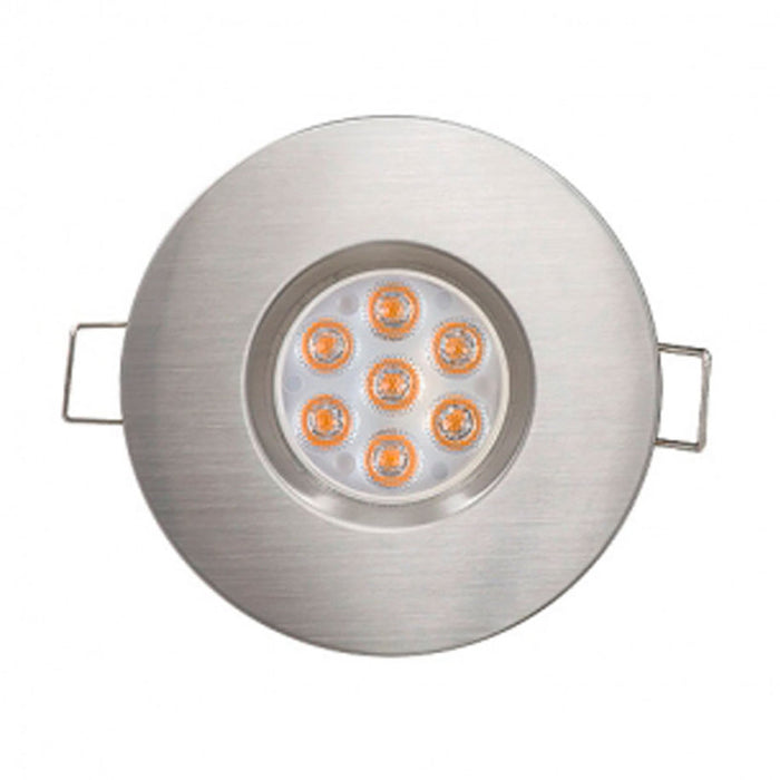 LED MOON CIRCLE 6.5W 600LM 4200K IP44 NICKEL ULTRALUX