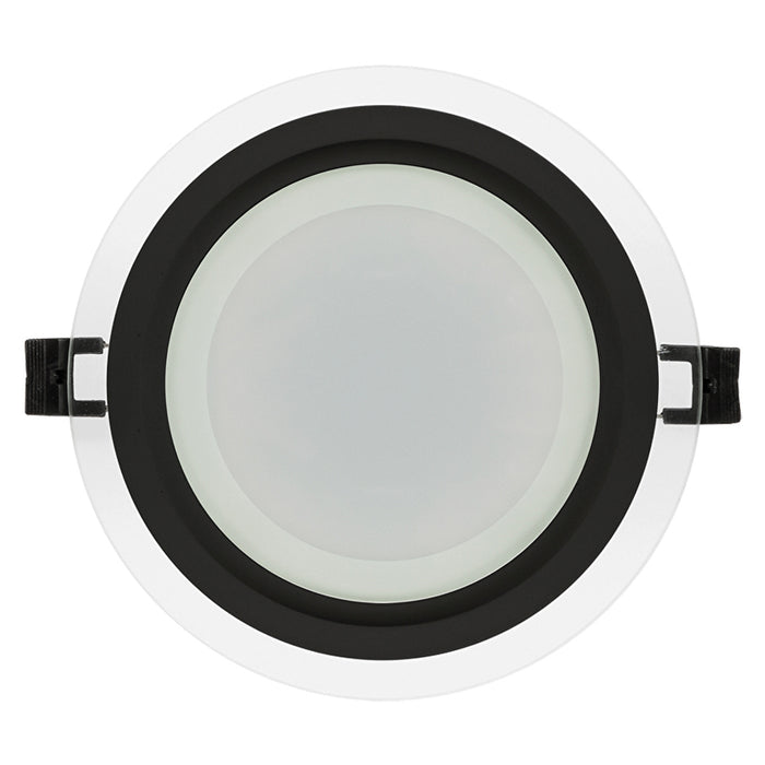 LED PANEL 18W 4200K IP44 BLACK GLASS ULTRALUX