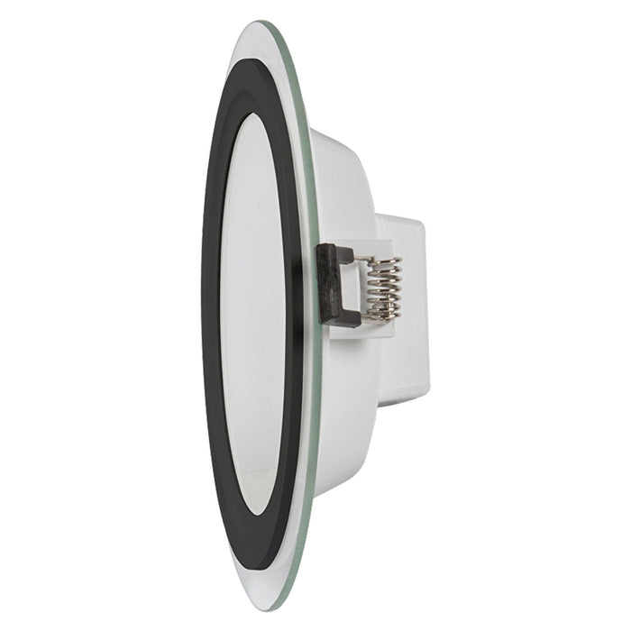 LED PANEL 18W 4200K IP44 BLACK GLASS ULTRALUX