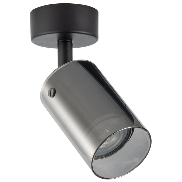 SPOT GU10 10W GLASS BLACK ULTRALUX RPGC1B