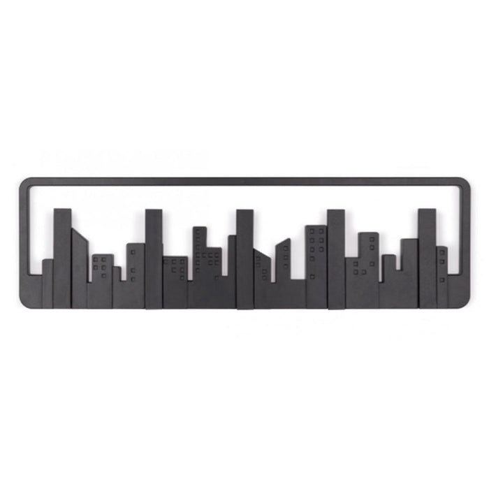 5-HOOK WALL HANGER SKYLYNE BLACK UMBRA