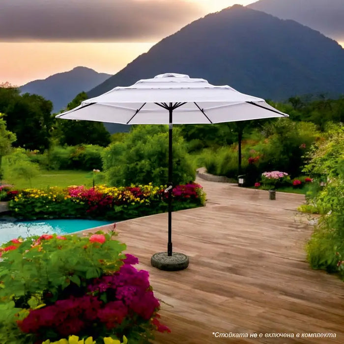UMBRELLA F290CM WITH BETTER VENTILATION HD HD-9411 - Чадъри<<<Чадъри сенници и шатри<<<Градина<<<Praktiker