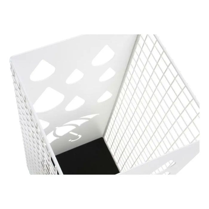 Umbrella stand DKD Home Decor Black Metal White (19.5 x 20 x 47.5 cm) (2 pcs) - Поставки за чадъри и