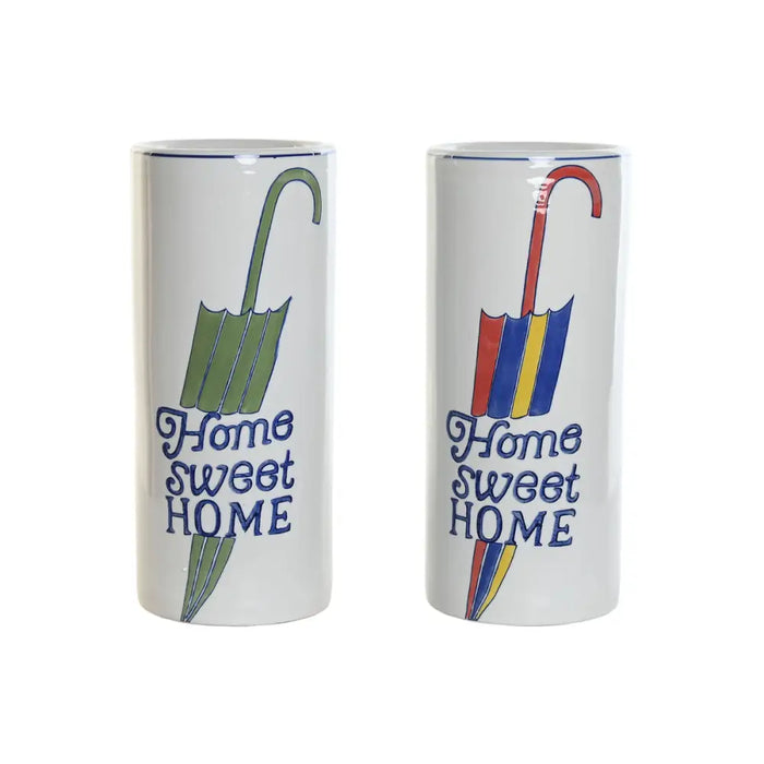 Umbrella stand DKD Home Decor Multicolour Urban 19 x 19 x 44 cm 19 x 19 x 45 cm (2 Units) - Декорация и