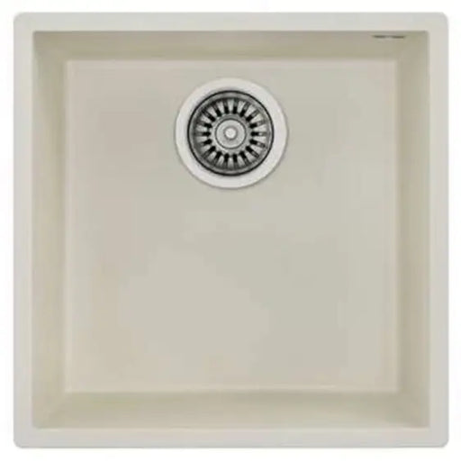 Undercounter Sink TEKA Square 40.40 TG CREAM - Еднокоритни мивки за вграждане<<<Мивки за вграждане<<<Уреди за