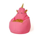 Unicorn pink L 105 x 80 cm Sako bag pouffe - Poufs for children/youthPUF-DZI<<<Poufs and footrestsPUF<<<ActionPL
