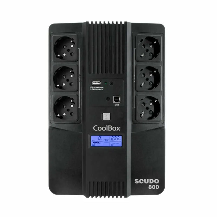Uninterruptible Power Supply System Interactive UPS CoolBox COO-SAISCU3-800 800 W 480 W - Електроника Периферни и