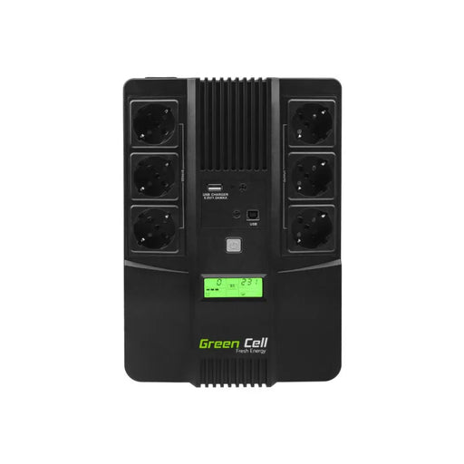 Uninterruptible Power Supply System Interactive UPS Green Cell AiO 800VA LCD 480 W - SAI<<<Електроника Периферни и