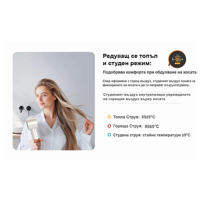 Hair dryer UNIORANGE H9 PRO WHITE 1600.00 W, WHITE