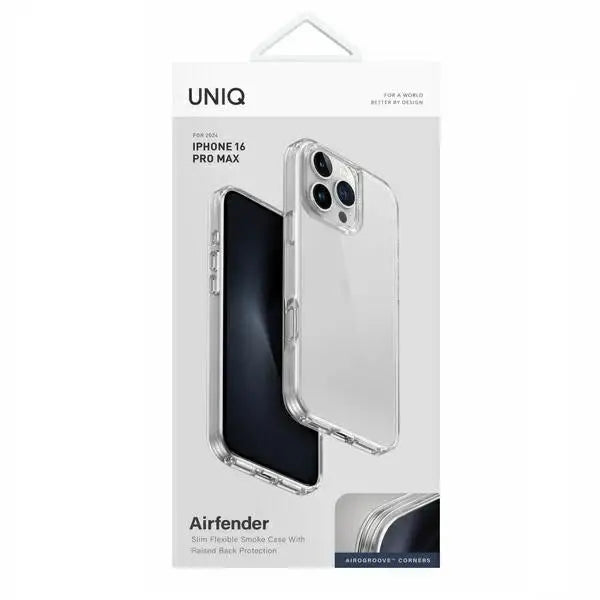 Uniq Air Fender Case for iPhone 16 Pro Max - Clear - Cell phone cases and covers<<<HurtelXML