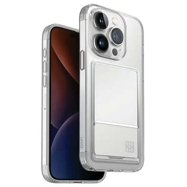 Uniq Air Fender ID Cardslot case for iPhone 15 Pro Max - transparent - Cell phone cases and covers<<<HurtelXML