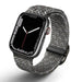 Uniq Aspen Braided Strap for Apple Watch 1/2/3/4/5/6/7/8/SE/SE2 44/42/45mm - Gray - Other cell phone