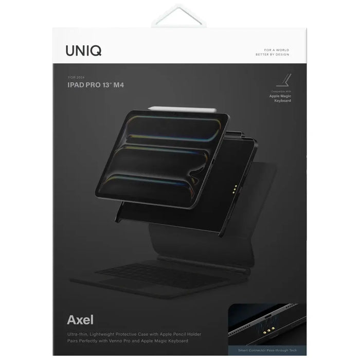 Uniq Axel Case for iPad Air 13’’ 2024 / 2025 / iPad Pro 13’’ 2024 - Black - Cell phone cases and covers<<<HurtelXML