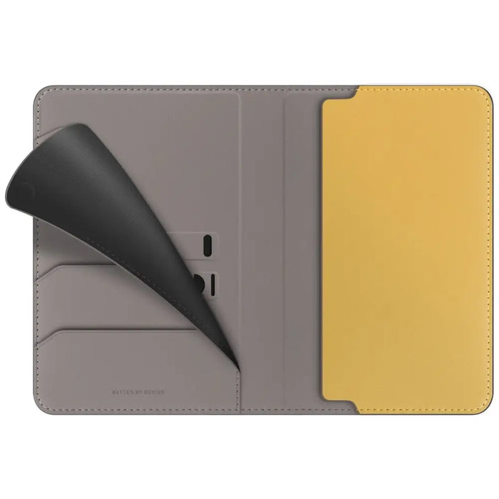 Uniq Belmont RFID Blocking Passport Case - Grey/Yellow - Cell phone cases and covers<<<HurtelXML