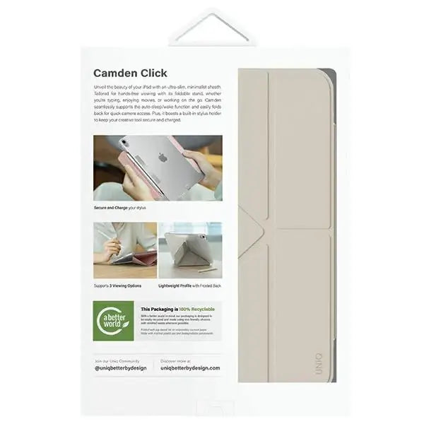 Uniq Camden Click case for iPad Air 11’’ 2024 - beige - Cell phone cases and covers<<<HurtelXML