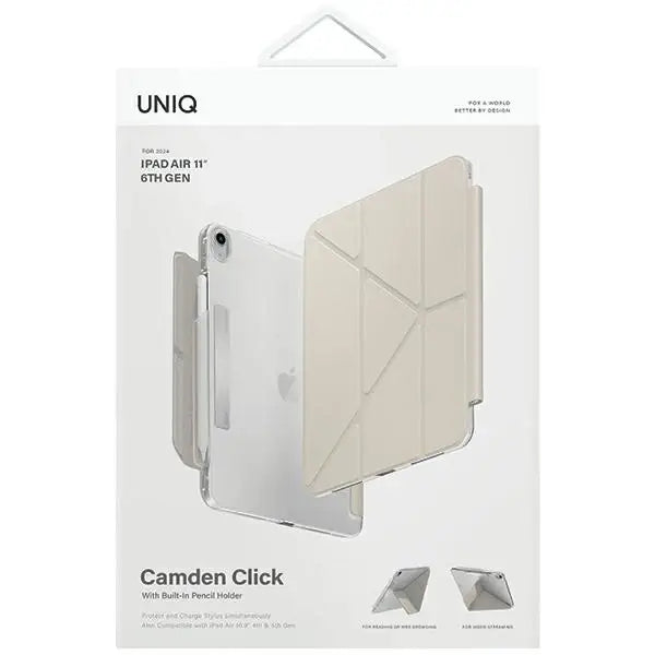 Uniq Camden Click case for iPad Air 11’’ 2024 - beige - Cell phone cases and covers<<<HurtelXML