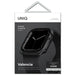 Uniq case Valencia Apple Watch Series 4/5/6/7/8/SE/SE2 45/44mm. graphite/graphite - Other cell phone