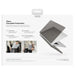 Uniq Claro case for MacBook Air 13 (2022) - gray - Cell phone cases and covers<<<HurtelXML