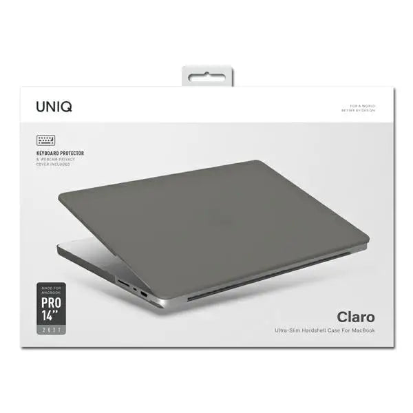 Uniq Claro case for MacBook Pro 14’’ (2021) - transparent-gray - Cell phone cases and covers<<<HurtelXML