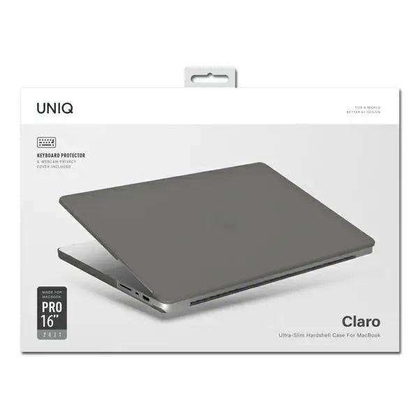 Uniq Claro case for MacBook Pro 16’’ (2021) - transparent-gray - Cell phone cases and covers<<<HurtelXML