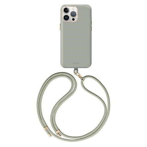 Uniq Coehl Creme Magnetic Charging case for iPhone 15 Pro Max - sage - Cell phone cases and covers<<<HurtelXML