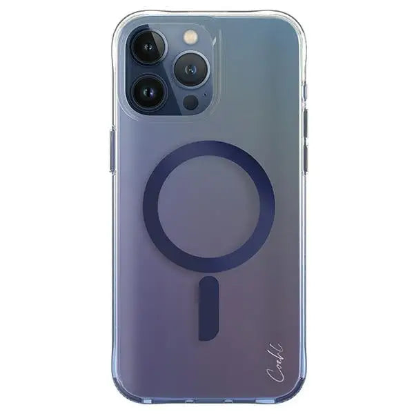Uniq Coehl Dazze Magnetic Charging case for iPhone 15 Pro - blue - Cell phone cases and covers<<<HurtelXML