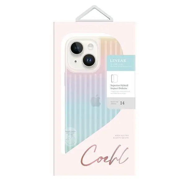 Uniq Coehl Linear case for iPhone 14 - iridescent - Cell phone cases and covers<<<HurtelXML