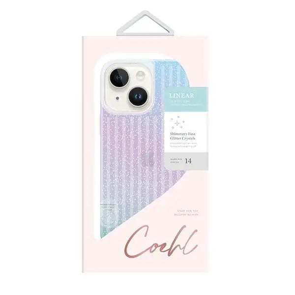 Uniq Coehl Linear case for iPhone 14 Plus - pink and blue - Cell phone cases and covers<<<HurtelXML