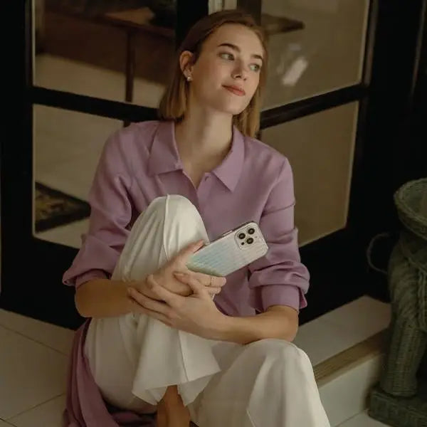 Uniq Coehl Linear case for iPhone 14 Pro - blue and pink - Cell phone cases and covers<<<HurtelXML