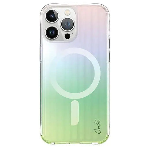 Uniq Coehl Linear Magnetic Charging case for iPhone 15 Pro - iridescent - Cell phone cases and covers<<<HurtelXML