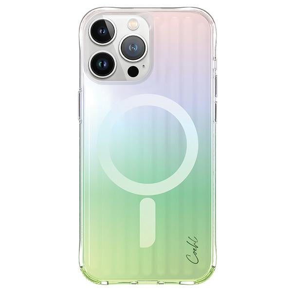 Uniq Coehl Linear Magnetic Charging case for iPhone 15 Pro Max - iridescent - Cell phone cases and covers<<<HurtelXML