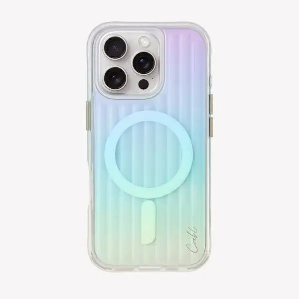 Uniq Coehl Linear Magnetic Charging Case for iPhone 16 Pro - Iridescent - Cell phone cases and covers<<<HurtelXML