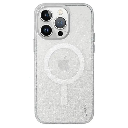 Uniq Coehl Lumino Magnetic Charging case for iPhone 15 Pro - silver - Cell phone cases and covers<<<HurtelXML