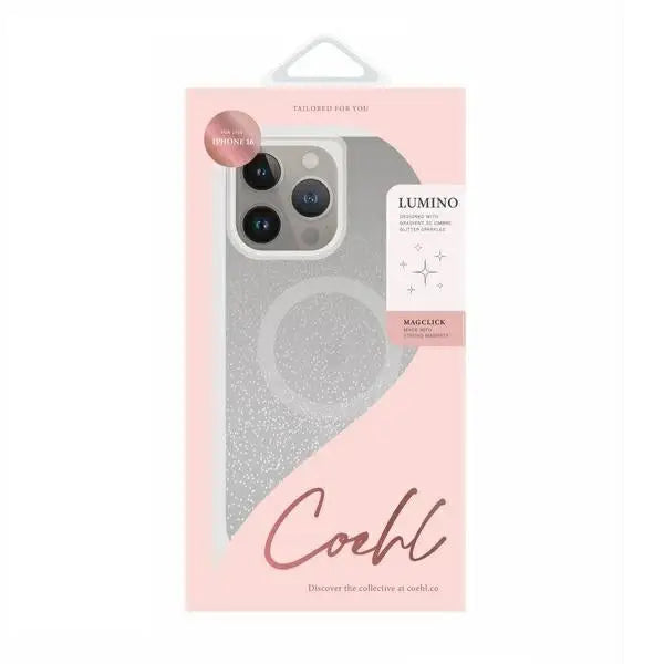 Uniq Coehl Lumino Magnetic Charging case for iPhone 16 - silver - Cell phone cases and covers<<<HurtelXML