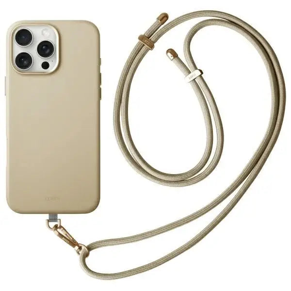 Uniq Coehl Muse Magnetic Charging Case for iPhone 16 Pro Max - Beige - Cell phone cases and covers<<<HurtelXML