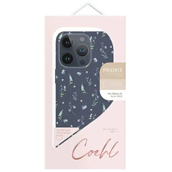 Uniq Coehl Prairie case for iPhone 15 Pro - navy blue - Cell phone cases and covers<<<HurtelXML
