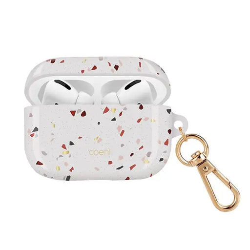 Uniq Coehl Terrazzo AirPods Pro Case White/Natural White - Cell phone cases and covers<<<HurtelXML