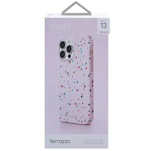 Uniq Coehl Terrazzo case for iPhone 13 Pro Max - pink - Cell phone cases and covers<<<HurtelXML