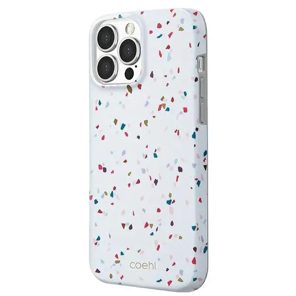 Uniq Coehl Terrazzo case for iPhone 13 Pro / iPhone 13 - white - Cell phone cases and covers<<<HurtelXML