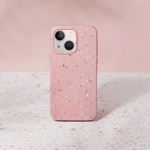 Uniq Coehl Terrazzo case for iPhone 14 Plus - pink - Cell phone cases and covers<<<HurtelXML