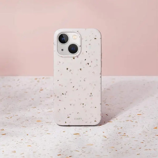 Uniq Coehl Terrazzo case for iPhone 14 Plus - sand - Cell phone cases and covers<<<HurtelXML