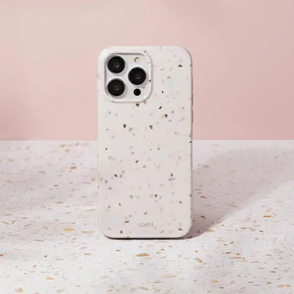 Uniq Coehl Terrazzo case for iPhone 14 Pro Max - sand - Cell phone cases and covers<<<HurtelXML