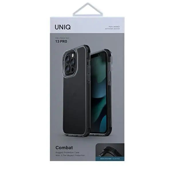 Uniq Combat case for iPhone 13 Pro / iPhone 13 - black - Cell phone cases and covers<<<HurtelXML