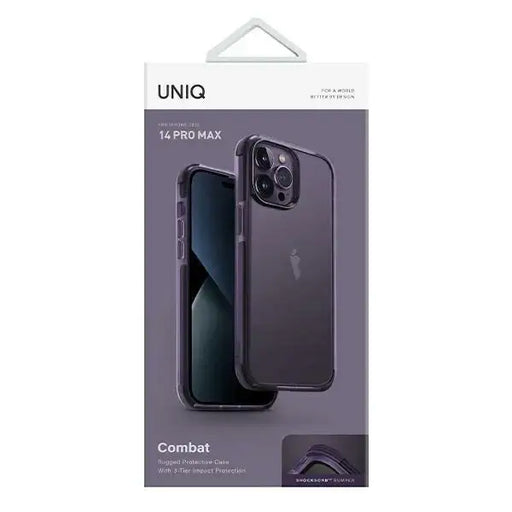Uniq Combat case for iPhone 14 Pro Max - purple - Cell phone cases and covers<<<HurtelXML