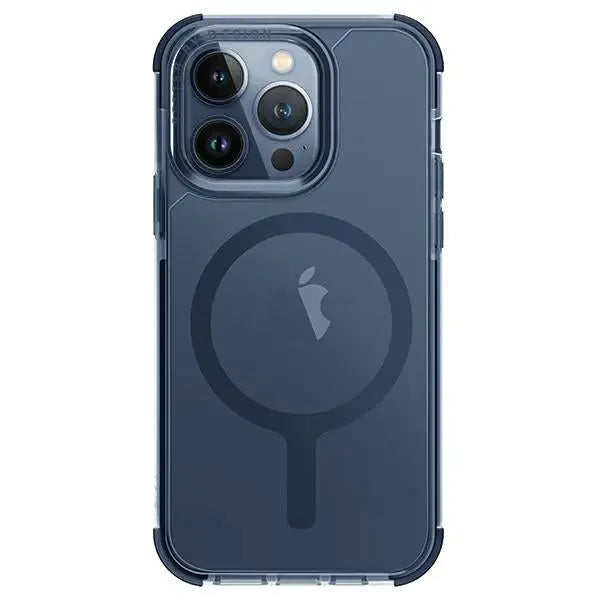 Uniq Combat iPhone 15 Pro Max 6.7’’ Magclick Charging case dark blue/smoke blue - Cell phone cases